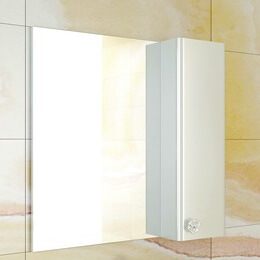 Зеркало-шкаф Comforty Флоренция 70 белый глянец L/R