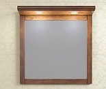 Зеркало Opadiris Мираж 80 светлый орех с подсветкой