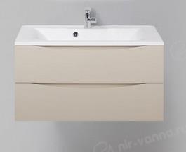 Тумба с раковиной BelBagno Stile Moderno Marino 90 Crema Opaco