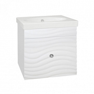 Тумба с раковиной Style Line Вероника 60 Plus белая