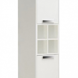 Пенал Roca Lago 35 белый глянец с бельевой корзиной