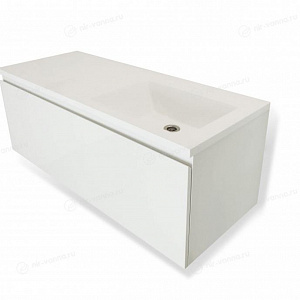 Тумба с раковиной Эстет Dallas Luxe 115 белая/на выбор R