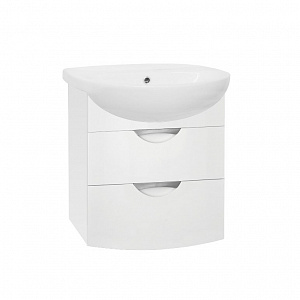 Тумба с раковиной Style Line Жасмин-2 55 Люкс Plus белая