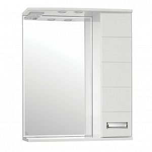 Зеркало-шкаф Style Line Ирис 65/С белый с Led-подсветкой