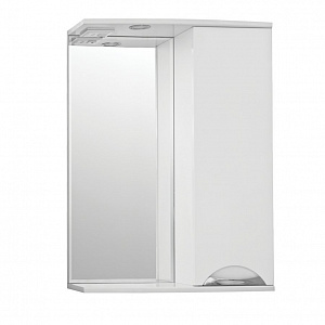 Зеркало-шкаф Style Line Жасмин 60/С белый с Led-подсветкой