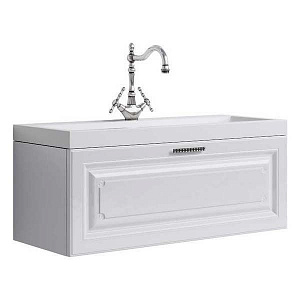 Тумба с раковиной Aqwella 5 stars Empire 100 белая