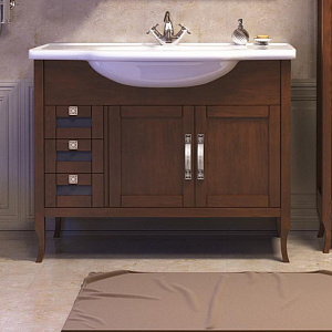 Тумба с раковиной Opadiris Мираж 100 светлый орех