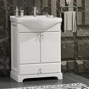 Тумба с раковиной Opadiris Клио 65 белая