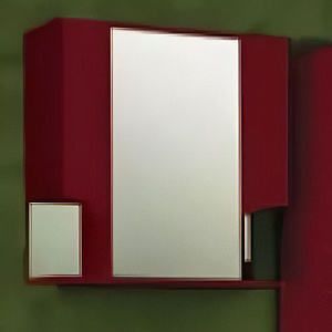 Зеркало-шкаф Corozo Дорн 75 бордо