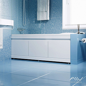 Экран под ванну Soft 170 см откидной мдф белый