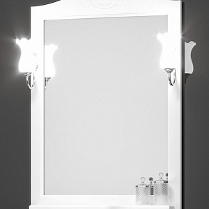 Зеркало Opadiris Тибет 80 белое без светильников