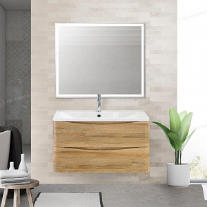 Тумба с раковиной BelBagno Stile Moderno Acqua 90 Rovere Rustico
