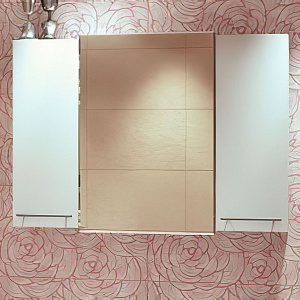 Зеркало-шкаф Corozo Гармония 100 белое