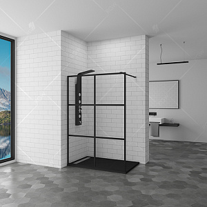 Перегородка для душа RGW WA-11B 110х200; Стекло: Прозрачное