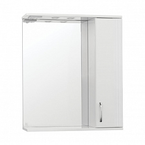 Зеркало-шкаф Style Line Эко Стандарт Панда 75/С белый с Led-подсветкой