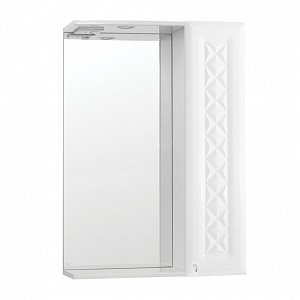 Зеркало-шкаф Style Line Канна 60/С Люкс белый с Led-подсветкой