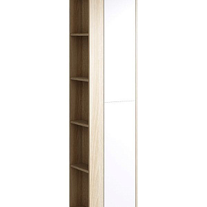 Пенал Aqwella Miami 5 stars 40 белый/дуб сонома L/R