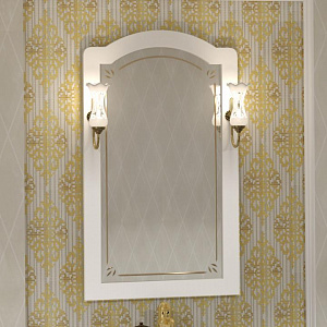 Зеркало Opadiris Лоренцо 60 белое без светильников