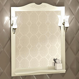 Зеркало Opadiris Клио 85 слоновая кость без светильников