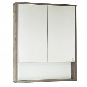 Зеркальный шкаф Style Line Экзотик 65 древесина/белый
