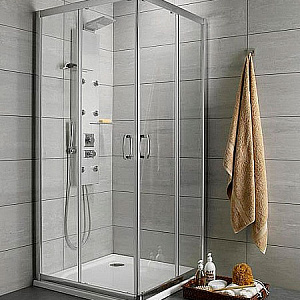 Душевой уголок Radaway Premium Plus D прозрачное стекло 100*80*190 без поддона
