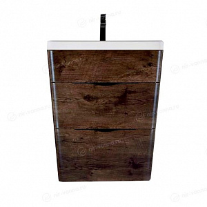 Тумба с раковиной BelBagno Stile Moderno Piramide 65 Rovere Moro