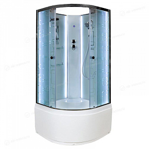 Душевая кабина Deto ЕМ4510 N 100*100*208 с подсветкой без крыши