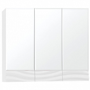 Зеркальный шкаф Style Line Вероника 80 белый