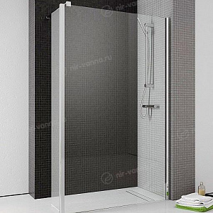 Душевая перегородка Radaway Eos II Walk-in 100R прозрачное стекло 98,5-99,5*197 свободный вход