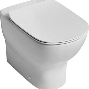Приставной унитаз Ideal Standard Tesi Aquablade 36,5*55,5 безободковый с крышкой-сиденьем микролифт Slim