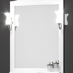 Зеркало Opadiris Тибет 70 белое без светильников