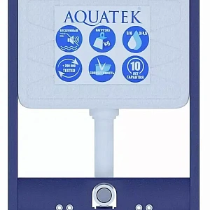 Инсталляция для подвесного унитаза Aquatek Standart 50 1130*500*100+звукоизоляционная прокладка 