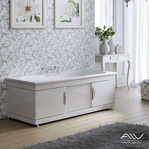 Экран под ванну Monaco Still 170 раздвижной МДФ белый