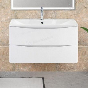 Тумба с раковиной BelBagno Stile Moderno Acqua 90 Bianco Lucido