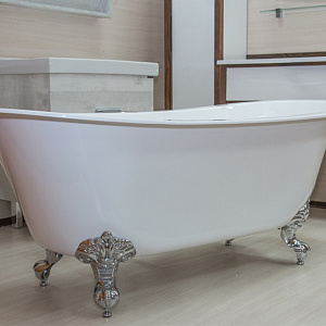 Акриловая ванна Fra Grande Орли 170*74,5 комплектация хром