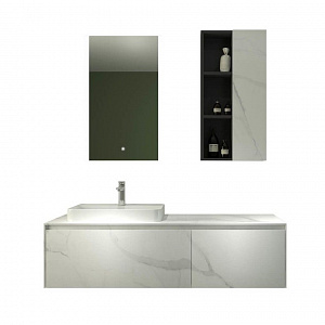 Комплект мебели для ванной Black&White 150 U911.1500 мрамор