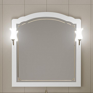 Зеркало Opadiris Лоренцо 100 белое без светильников